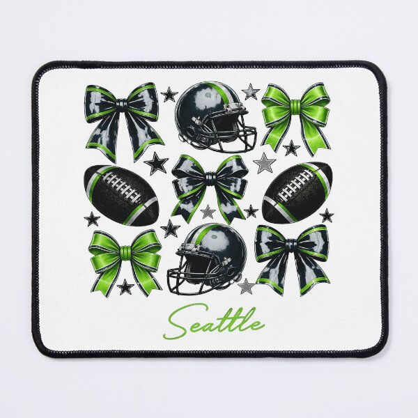 Item preview, Seattle Football Fan Bows Gameday Apparel designed and sold by brynleedost.