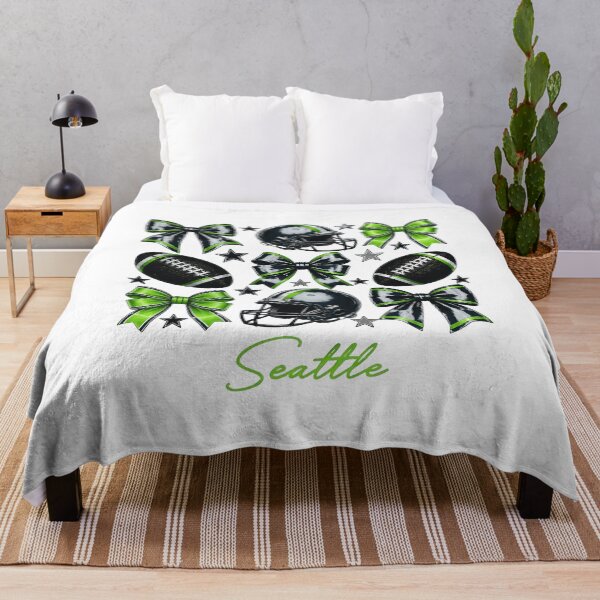 Item preview, Seattle Football Fan Bows Gameday Apparel designed and sold by brynleedost.