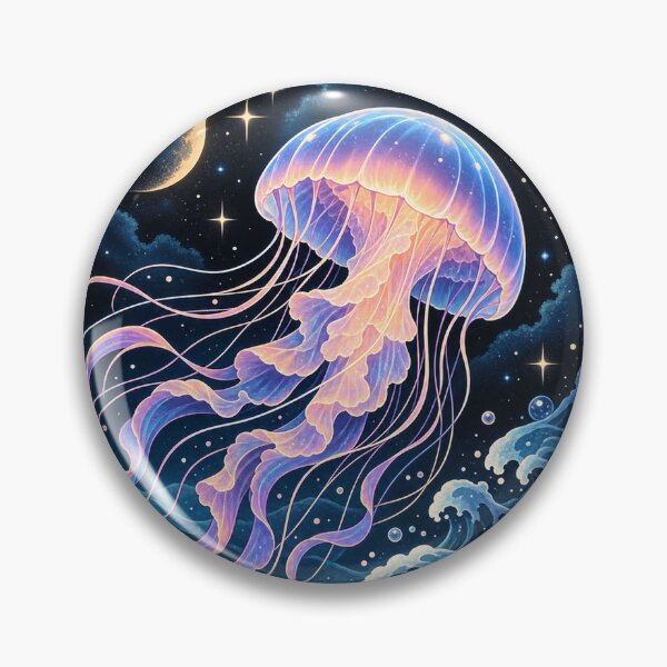 Item preview, Cosmic Jellyfish Ocean designed and sold by Punch-E415.