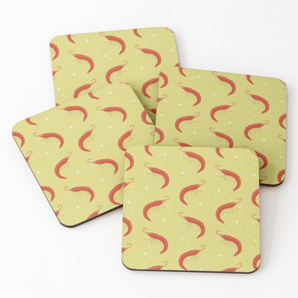 Item preview, Toasting shrimps on green designed and sold by reneesillus.