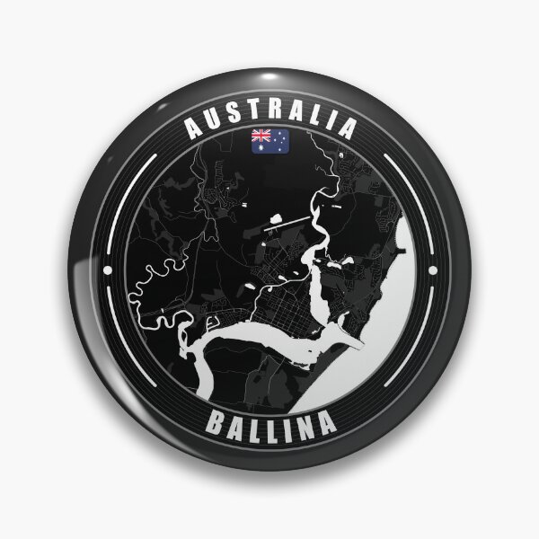 Item preview, Ballina Australia City Map  designed and sold by Thistle-TShop.