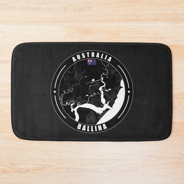 Item preview, Ballina Australia City Map  designed and sold by Thistle-TShop.