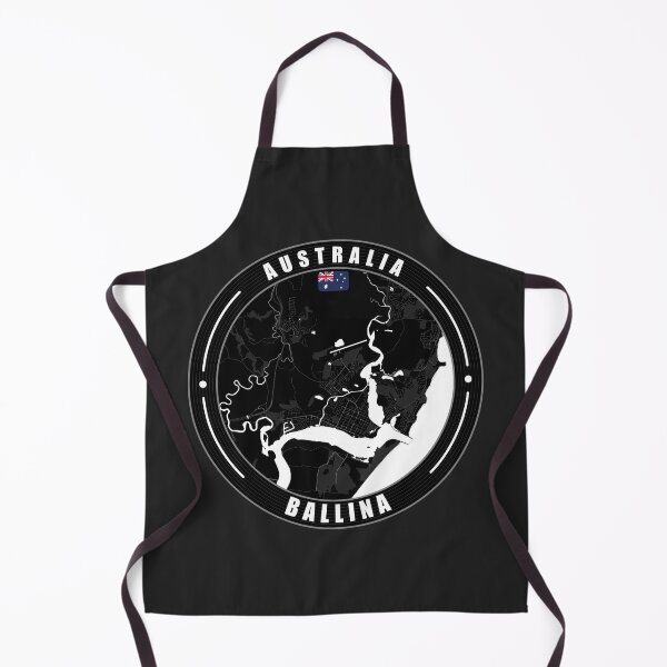 Item preview, Mapa de la ciudad de Ballina, Australia designed and sold by Thistle-TShop.