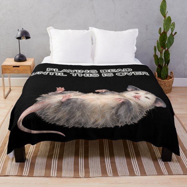 Item preview, Playing Dead Until This Is Over Funny Opossum designed and sold by Ela-graphicwiz.