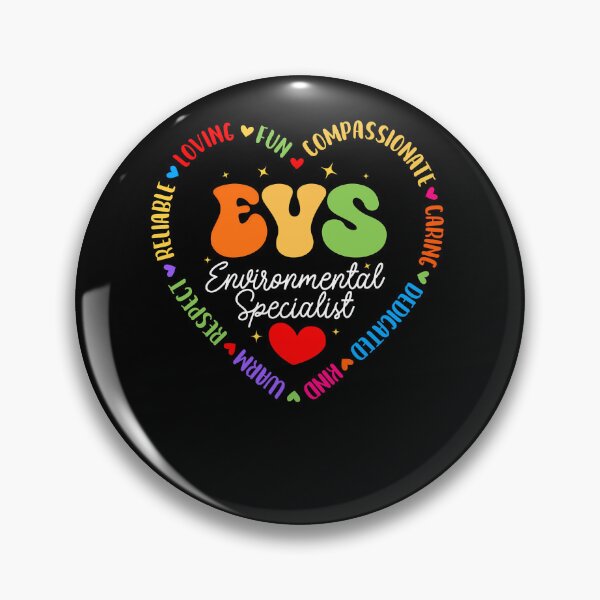 Item preview, EVS Environmental Specialist Heart Colorful Words Healthcare Worker Appreciation Fan Apparel designed and sold by Sendowart.