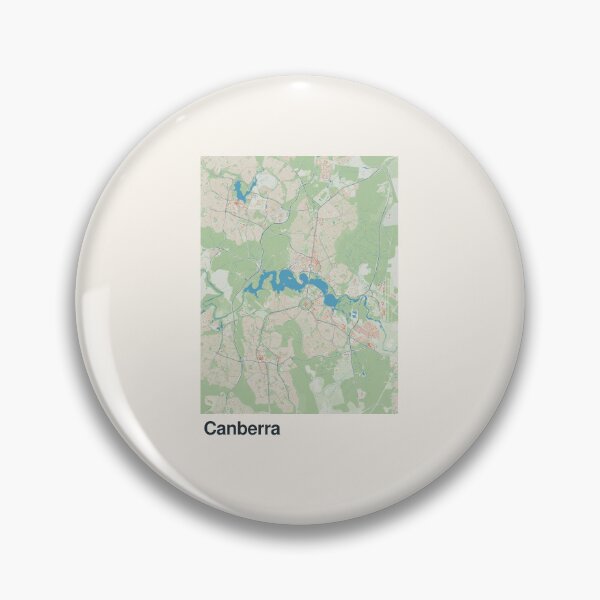 Item preview, Canberra Minimalistic Map Art designed and sold by MapsNerd.