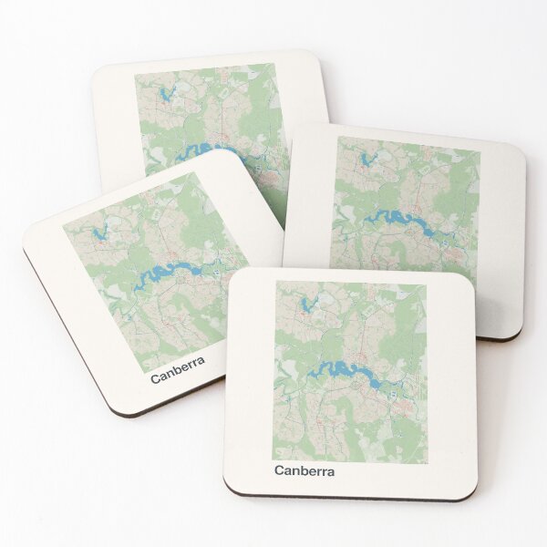 Item preview, Canberra Minimalistic Map Art designed and sold by MapsNerd.