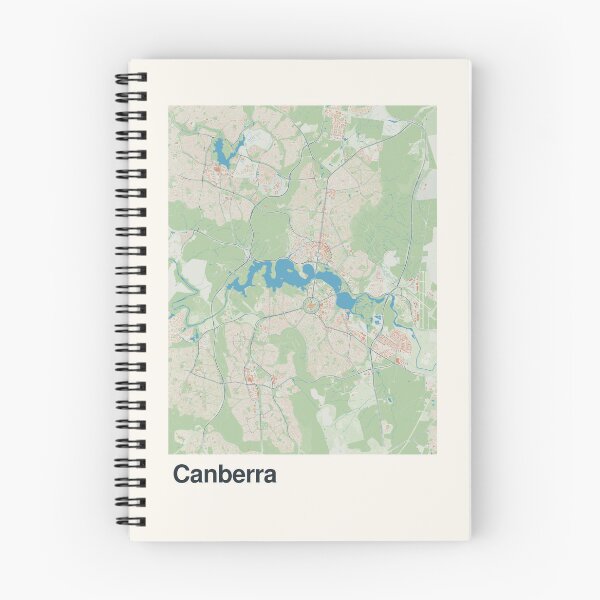 Item preview, Canberra Minimalistic Map Art designed and sold by MapsNerd.