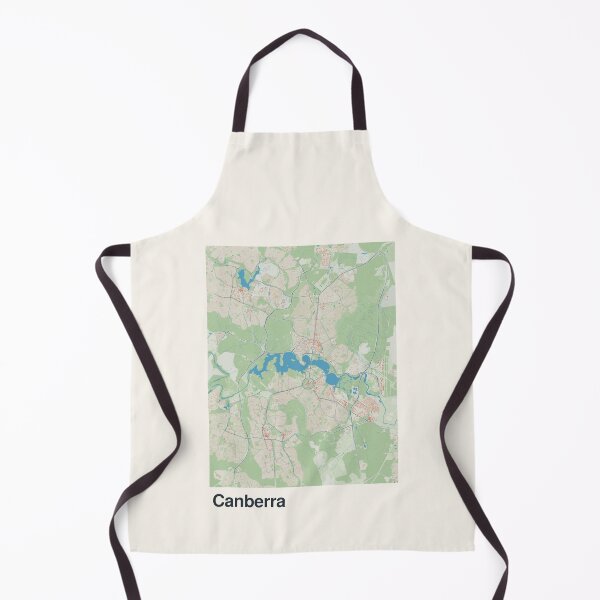 Item preview, Canberra Minimalistic Map Art designed and sold by MapsNerd.