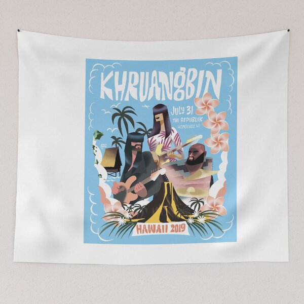 Item preview, The Musical Characteristics of Khruangbin Music Poster designed and sold by dontplaypplay.