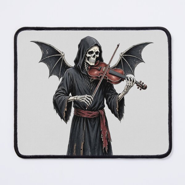 Item preview, Dark Gothic Skeleton Angel Playing Violin designed and sold by SweetLilith.