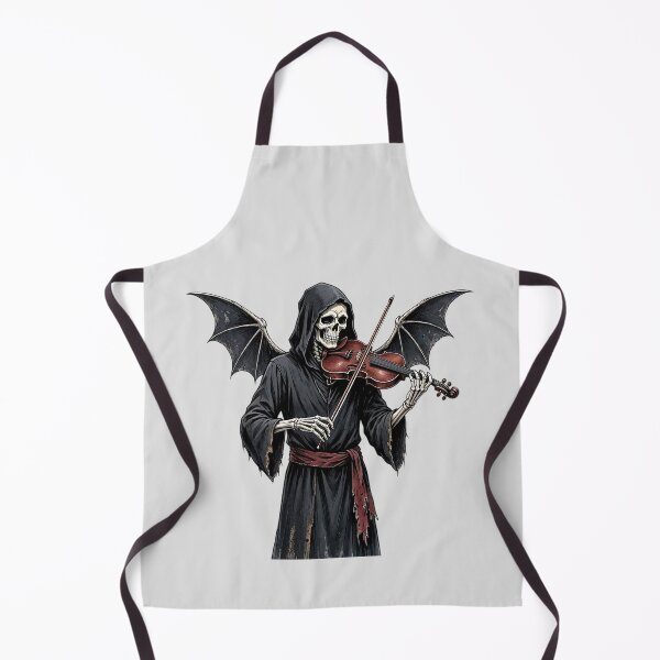 Item preview, Dark Gothic Skeleton Angel Playing Violin  designed and sold by SweetLilith.