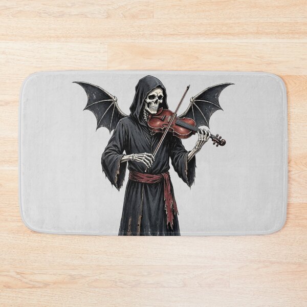 Item preview, Dark Gothic Skeleton Angel Playing Violin  designed and sold by SweetLilith.