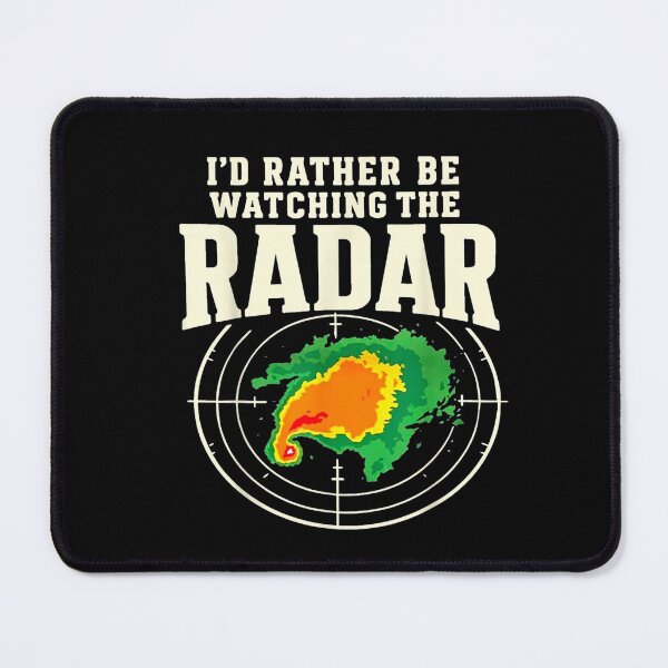 Item preview, I'd Rather Be Watching Radar Edges Distressed Storm Chaser  designed and sold by MiteKangerin.