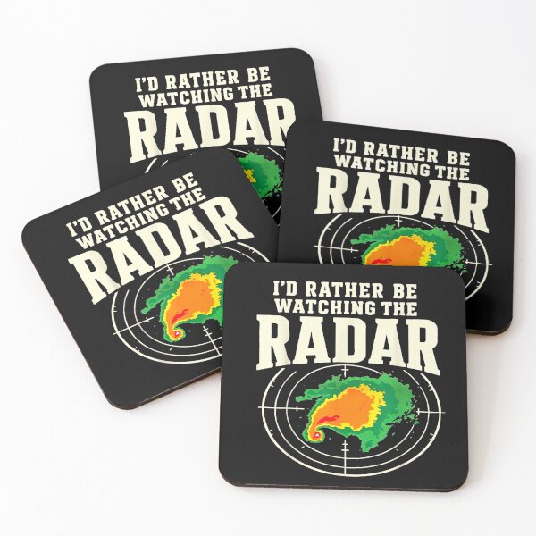 Item preview, I'd Rather Be Watching Radar Edges Distressed Storm Chaser  designed and sold by MiteKangerin.