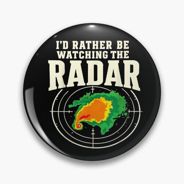 Item preview, I'd Rather Be Watching Radar Edges Distressed Storm Chaser  designed and sold by MiteKangerin.
