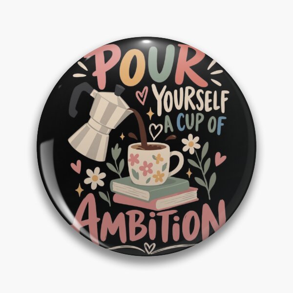 Item preview, Pour Yourself A Cup Of Ambition Cute Coffee Book Lover designed and sold by haitrieuic96.