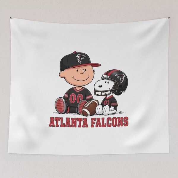 Item preview,  Snoopy And Charlie Brown Atlanta Football Fan designed and sold by CaneufeyCip.
