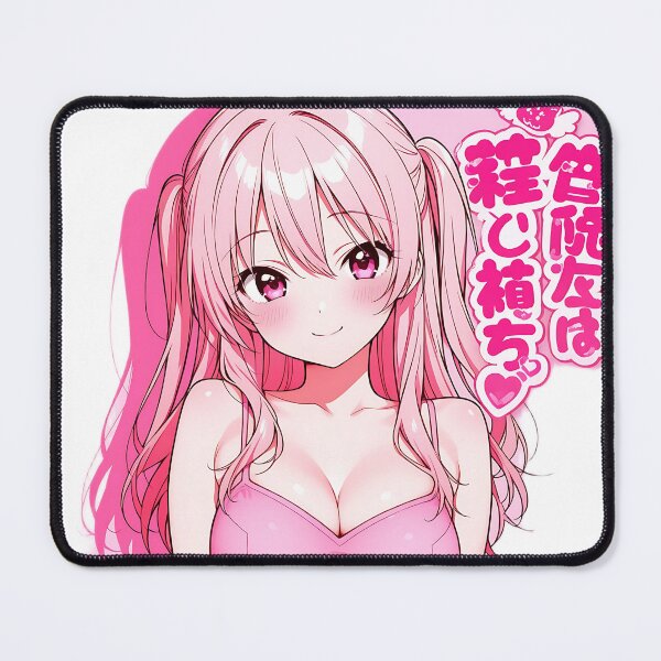 Item preview, Pink Hair Anime Girl with Bubble designed and sold by Prime Anime Zone ★.