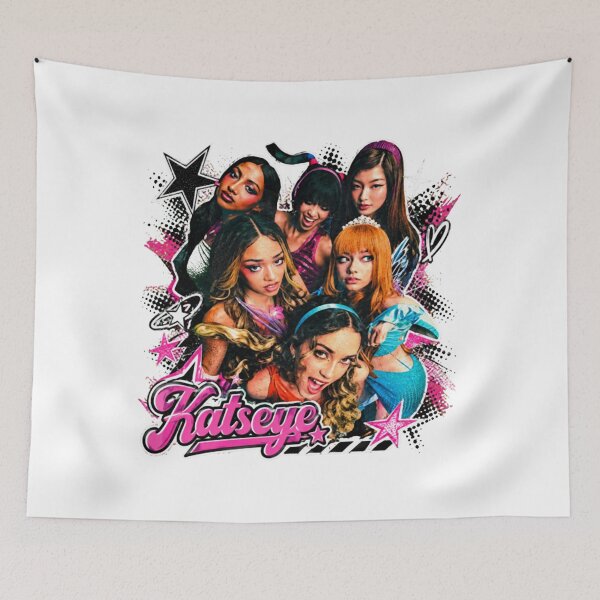 Item preview, Katseye Y2K Collage Star Sparkle Pop Girl Group designed and sold by AvinoPrizi.