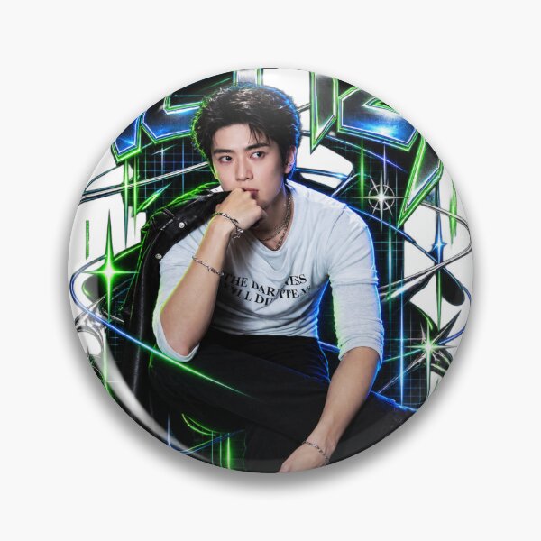 Item preview, NCT 127 Jaehyun Neon Matrix Assemble Cyberpunk Visual Art designed and sold by Valeree Store.