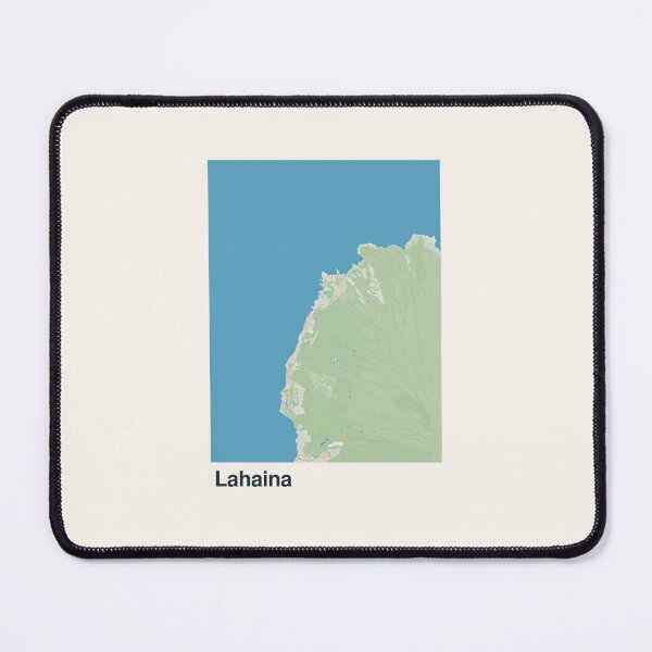 Item preview, Lahaina Minimalistic Map Art designed and sold by MapsNerd.