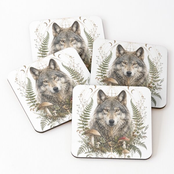 Item preview, White Wolf looking straight ahead designed and sold by LosthopeCreations.