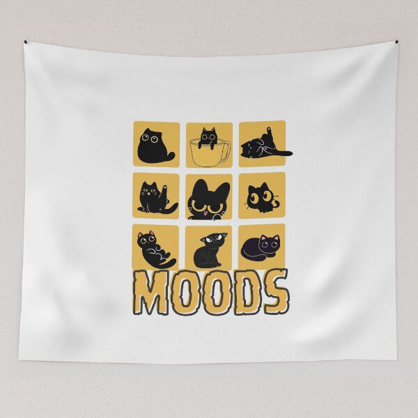 Item preview, Cute Cat Moods Tshirt Design designed and sold by LunaLoop.