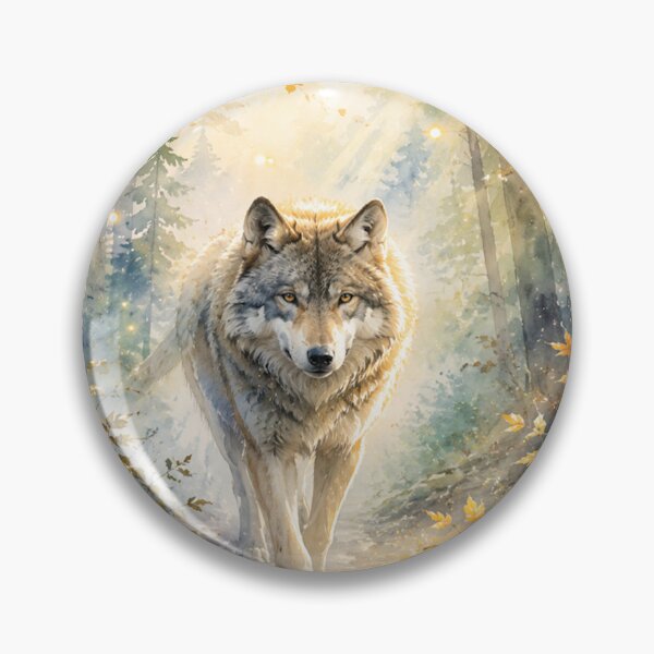 Item preview, Wolf in the forest designed and sold by LosthopeCreations.
