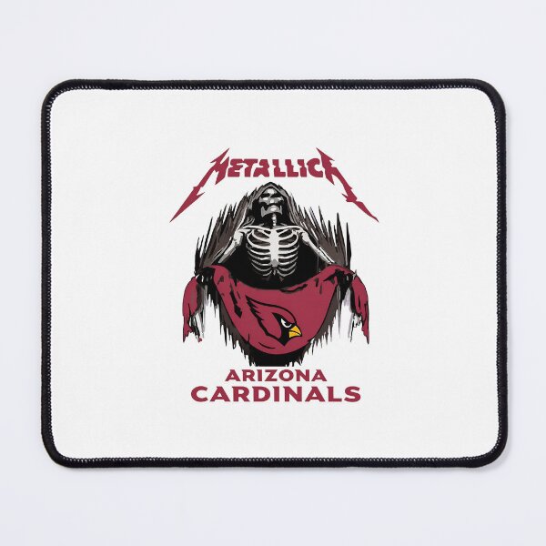 Item preview, Metallica Arizona Cardinals Skeleton Reaper designed and sold by SunsetHillside.