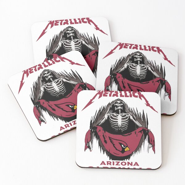 Item preview, Metallica Arizona Cardinals Skeleton Reaper designed and sold by SunsetHillside.