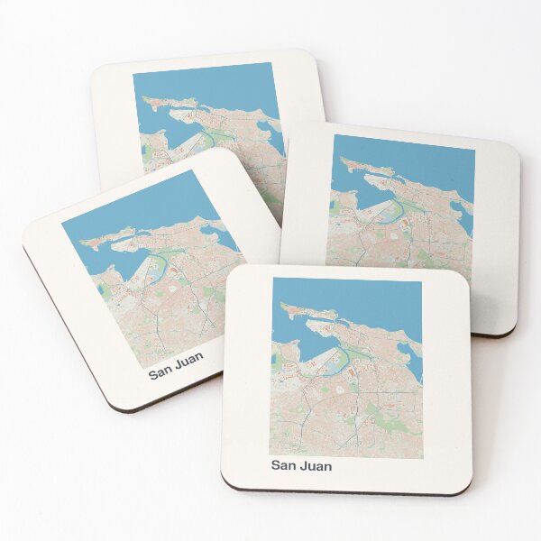 Item preview, San Juan Minimalistic Map Art designed and sold by MapsNerd.
