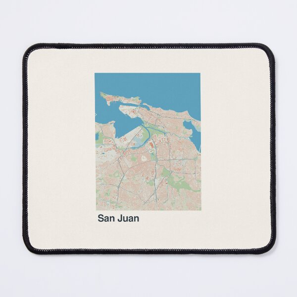 Item preview, San Juan Minimalistic Map Art designed and sold by MapsNerd.