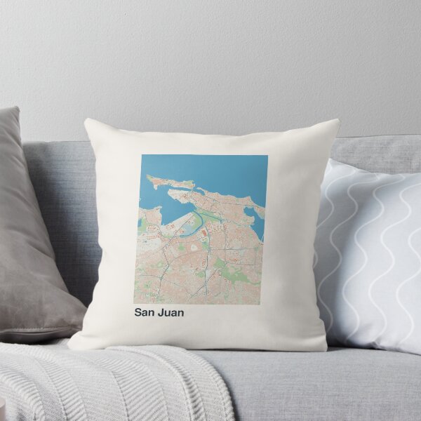 Item preview, San Juan Minimalistic Map Art designed and sold by MapsNerd.