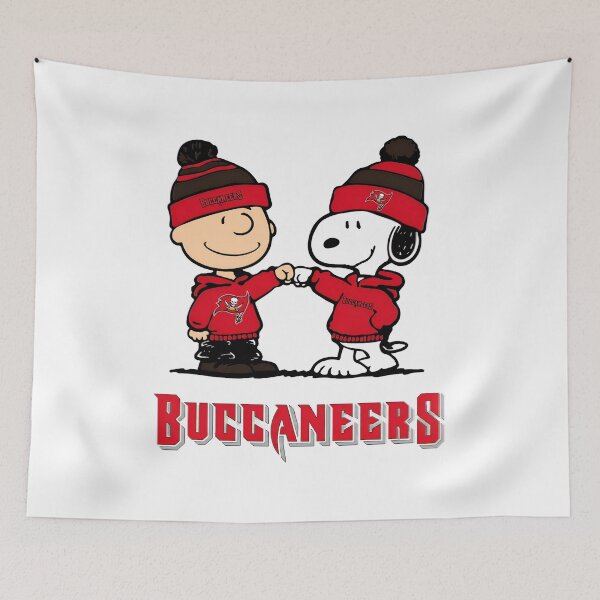 Item preview, Charlie Brown Snoopy Buccaneers Fist Bump  designed and sold by SunsetHillside.