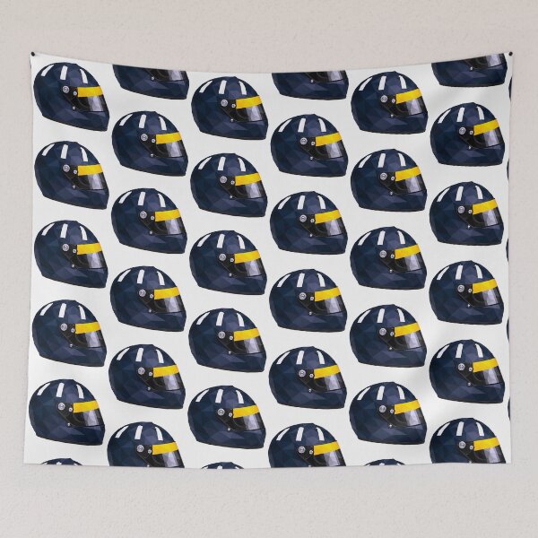 Aperçu de l'œuvre Casque Damon Hill créée et vendue par PitWallArt.