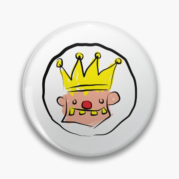 Item preview,  Lil King Funny Hand Drawn Cute Jester Crown Art designed and sold by AtMostFearart.