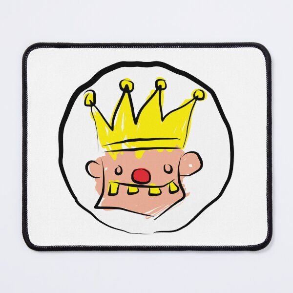 Item preview,  Lil King Funny Hand Drawn Cute Jester Crown Art designed and sold by AtMostFearart.