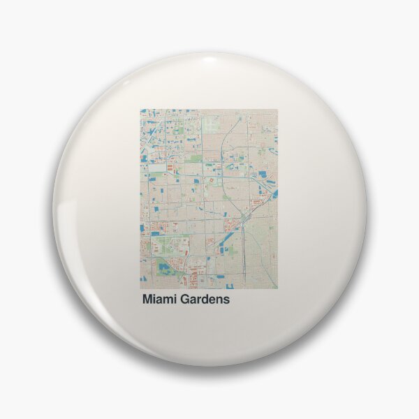 Item preview, Miami Gardens Minimalistic Map Art designed and sold by MapsNerd.