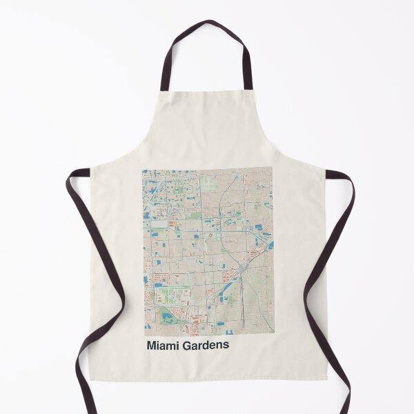 Item preview, Miami Gardens Minimalistic Map Art designed and sold by MapsNerd.