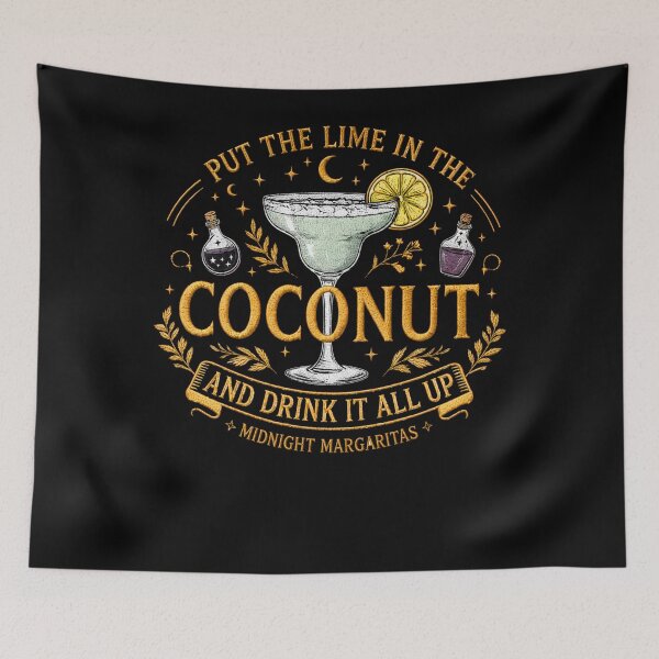 Item preview, Vintage Coconut Margaritas Retro Halloween Magic Practical designed and sold by JanetWilli.