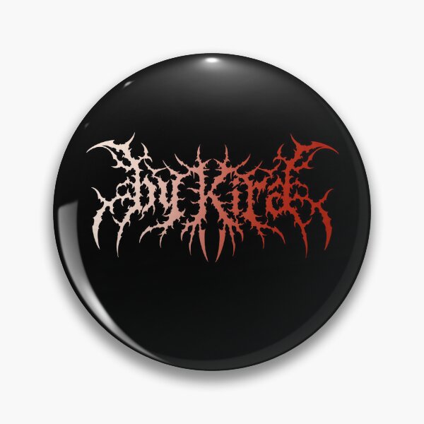 Item preview, BY KIRA | Death Metal Typography (White/Red) designed and sold by byKira-Dark.