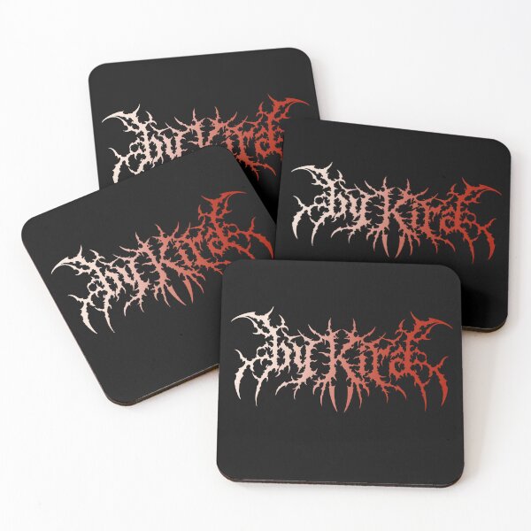 Item preview, BY KIRA | Death Metal Typography (White/Red) designed and sold by byKira-Dark.
