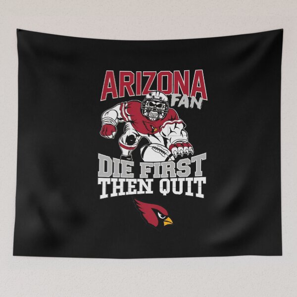 Item preview, Arizona Fan Die First Then Quit Skeleton designed and sold by SunsetHillside.