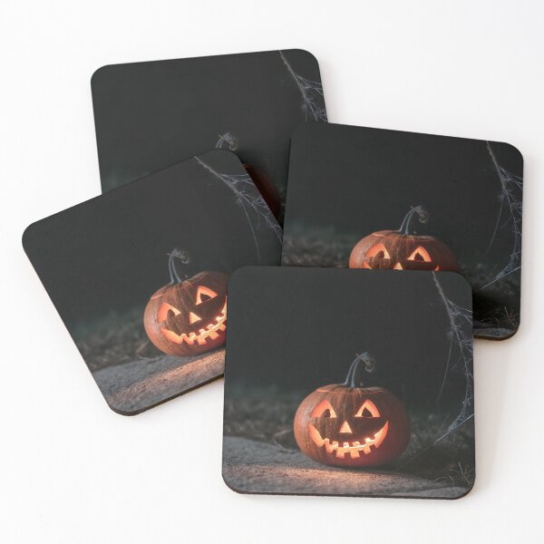 Item preview, Spooky Glowing Jack-o'-Lantern Pumpkin Night designed and sold by AlinaMel.