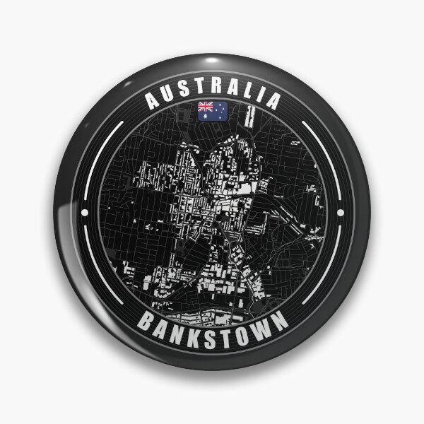 Item preview, Bankstown Australia City Map  designed and sold by Thistle-TShop.