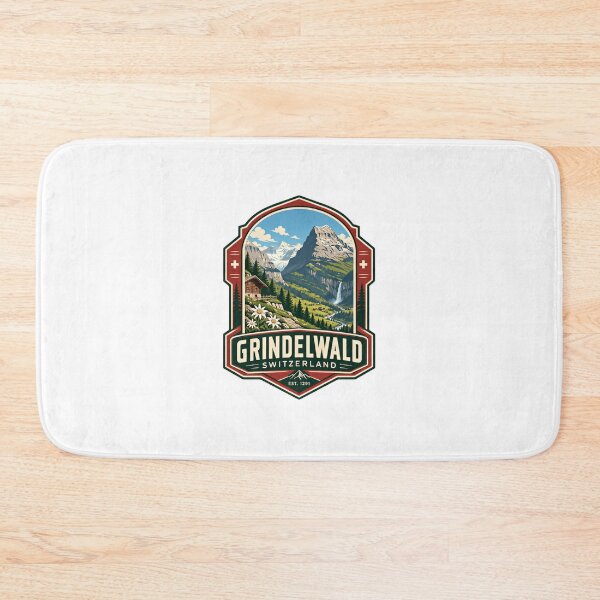 Item preview, Grindelwald Switzerland Est. 1291 Swiss Alps Travel Souvenir designed and sold by Star3NowForMe.