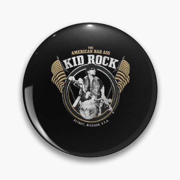 Item preview, The American Bad Ass Kid Rock Emblem  designed and sold by AYNASTACIA.