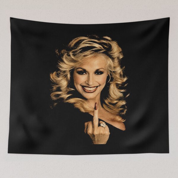 Item preview, Dolly Parton Middle Finger designed and sold by HitohitoMani.