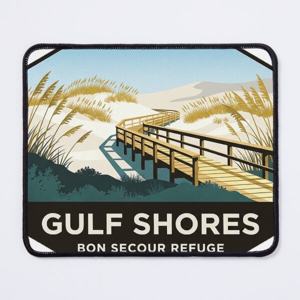 Item preview, Bon Secour Wildlife Refuge Dune Boardwalk Sticker - Gulf Shores Alabama designed and sold by DetourDgn.